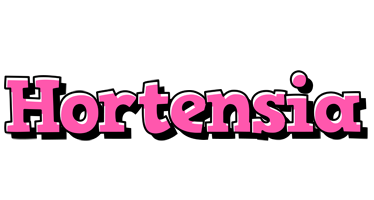 Hortensia girlish logo