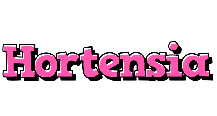 Hortensia girlish logo