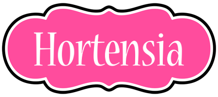 Hortensia invitation logo