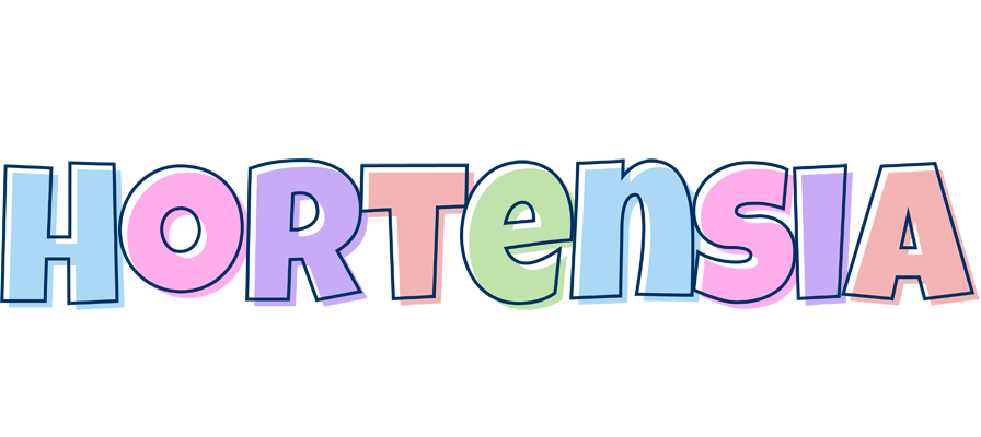 Hortensia pastel logo