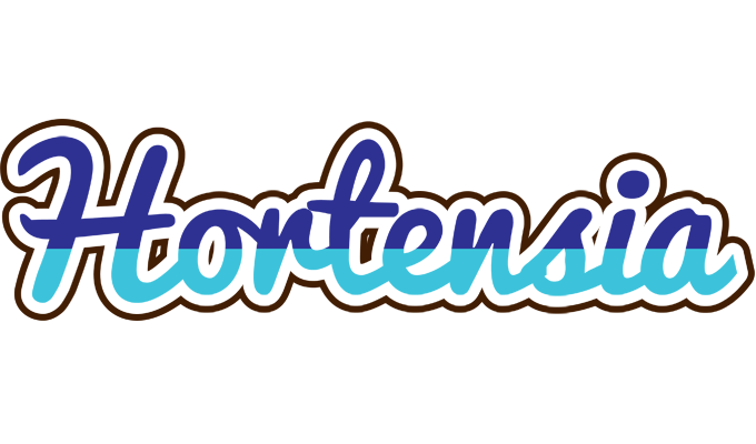 Hortensia raining logo