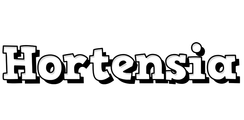 Hortensia snowing logo