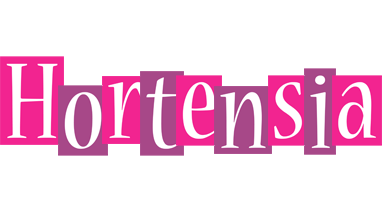 Hortensia whine logo