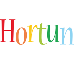 Hortun birthday logo