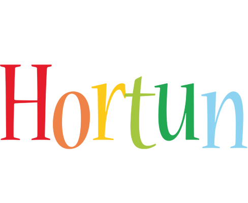 Hortun birthday logo