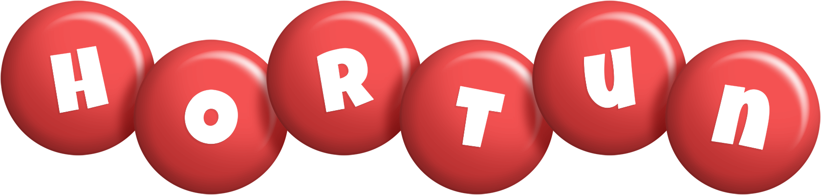 Hortun candy-red logo