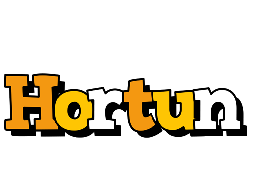 Hortun cartoon logo