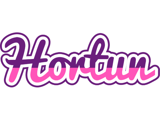Hortun cheerful logo