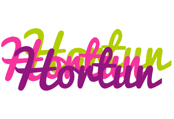 Hortun flowers logo
