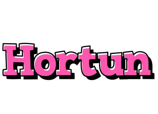 Hortun girlish logo