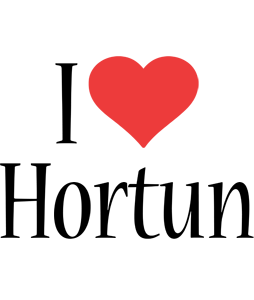Hortun i-love logo