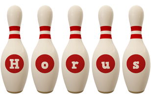 Horus bowling-pin logo