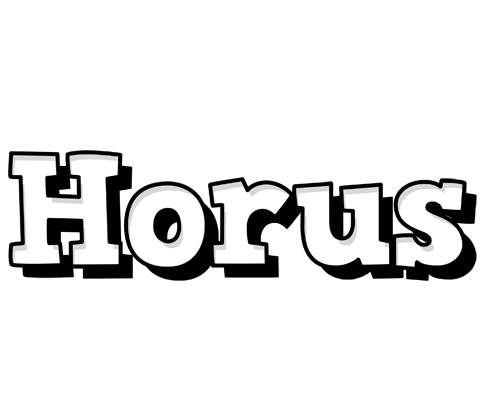 Horus snowing logo
