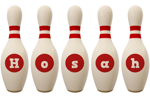 Hosah bowling-pin logo