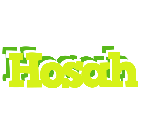 Hosah citrus logo