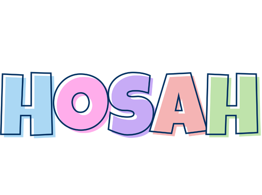 Hosah pastel logo
