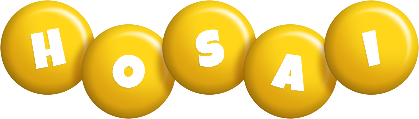Hosai candy-yellow logo