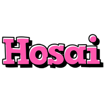 Hosai girlish logo