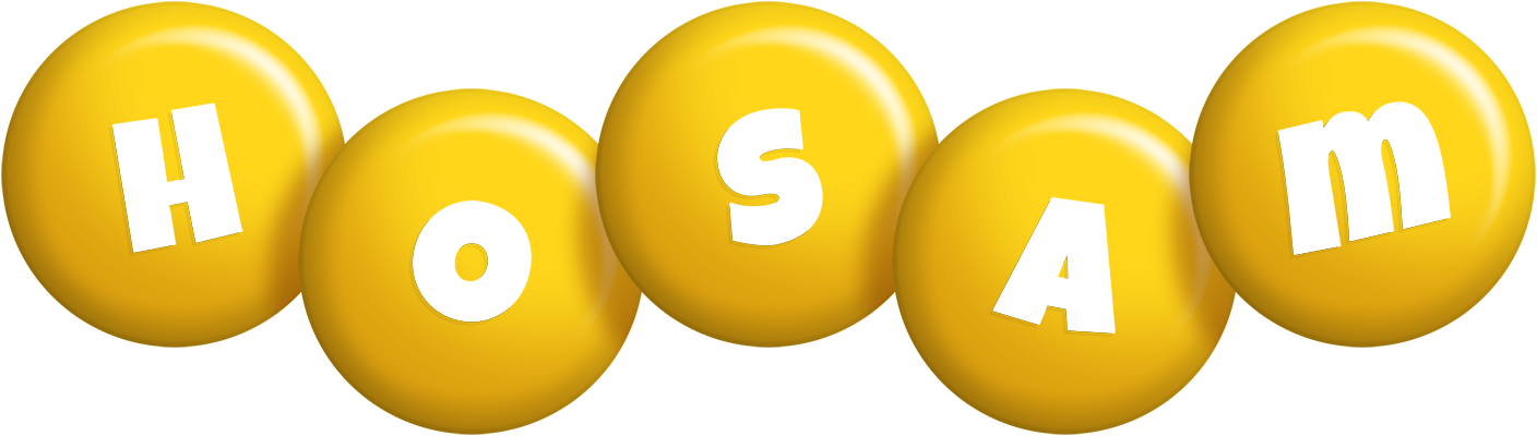 Hosam candy-yellow logo