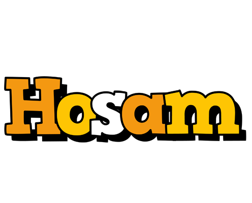 Hosam cartoon logo