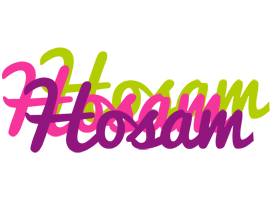 Hosam flowers logo