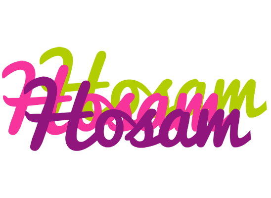 Hosam flowers logo