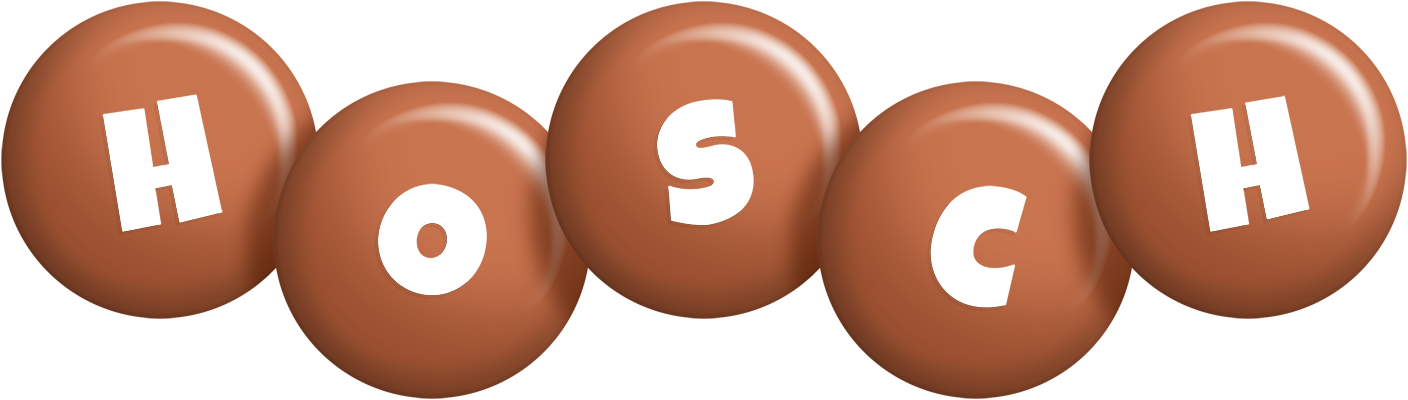 Hosch candy-brown logo