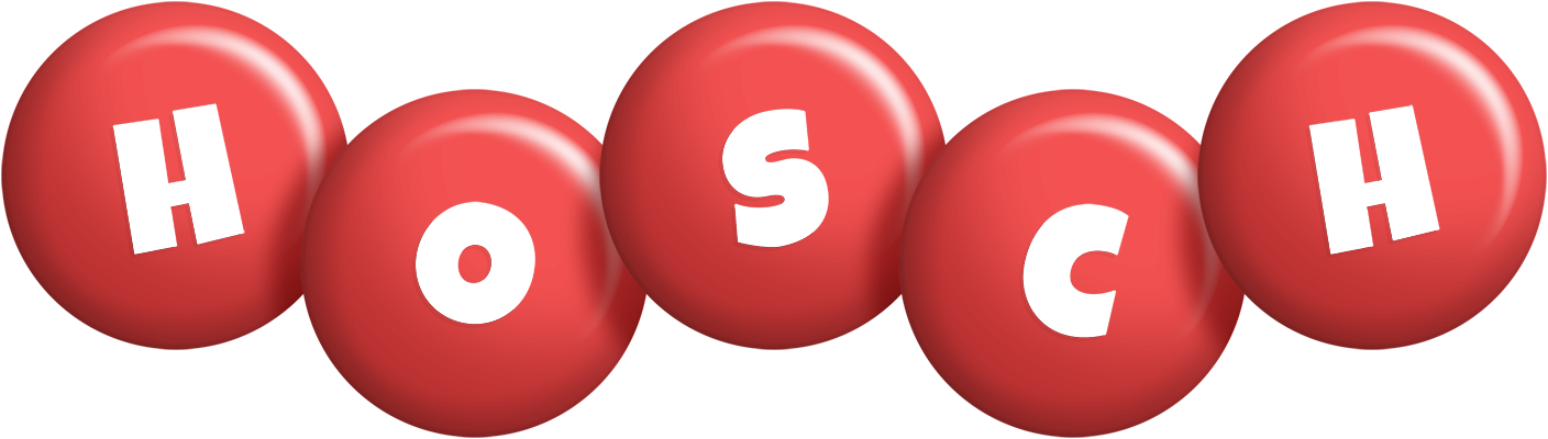 Hosch candy-red logo
