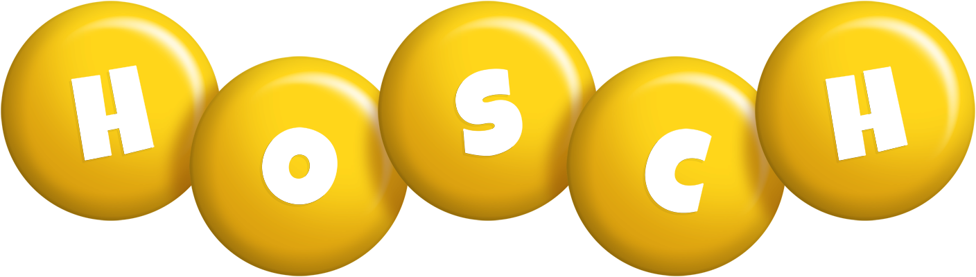 Hosch candy-yellow logo