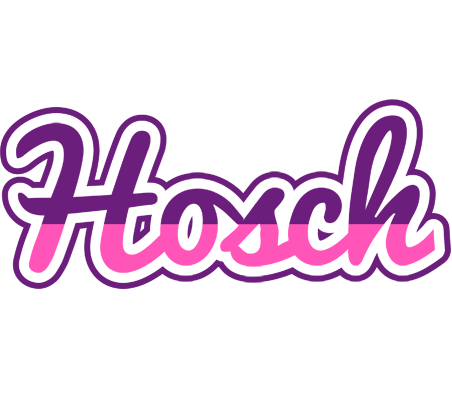 Hosch cheerful logo