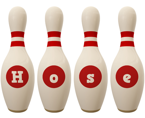 Hose bowling-pin logo