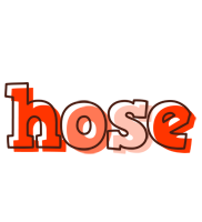 Hose paint logo