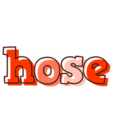 Hose paint logo