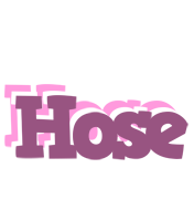 Hose relaxing logo