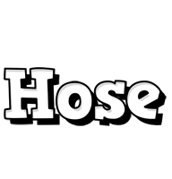 Hose snowing logo