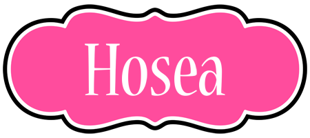 Hosea invitation logo