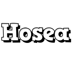 Hosea snowing logo