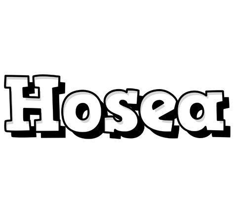 Hosea snowing logo