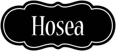 Hosea welcome logo