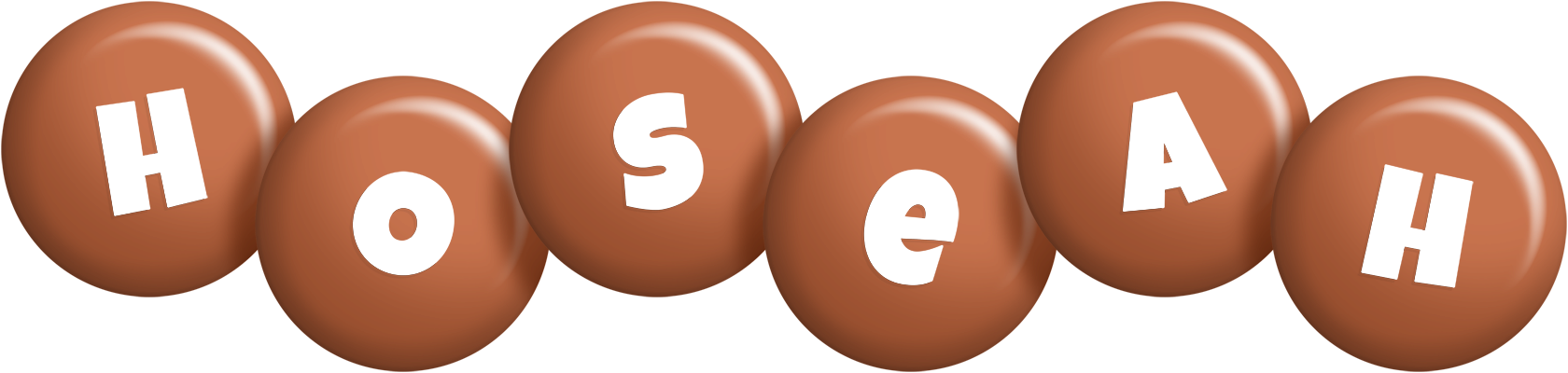 Hoseah candy-brown logo