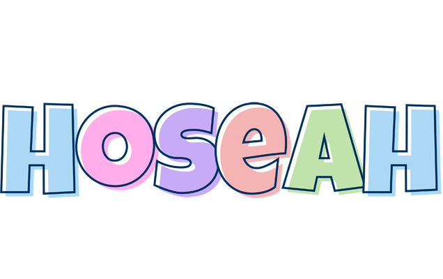 Hoseah pastel logo