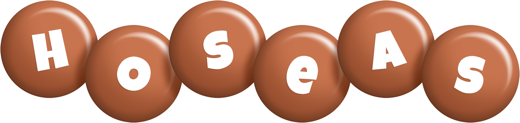 Hoseas candy-brown logo