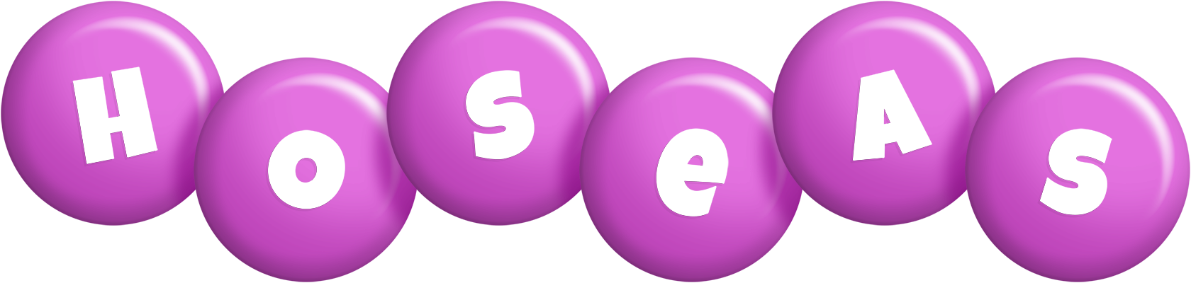Hoseas candy-purple logo