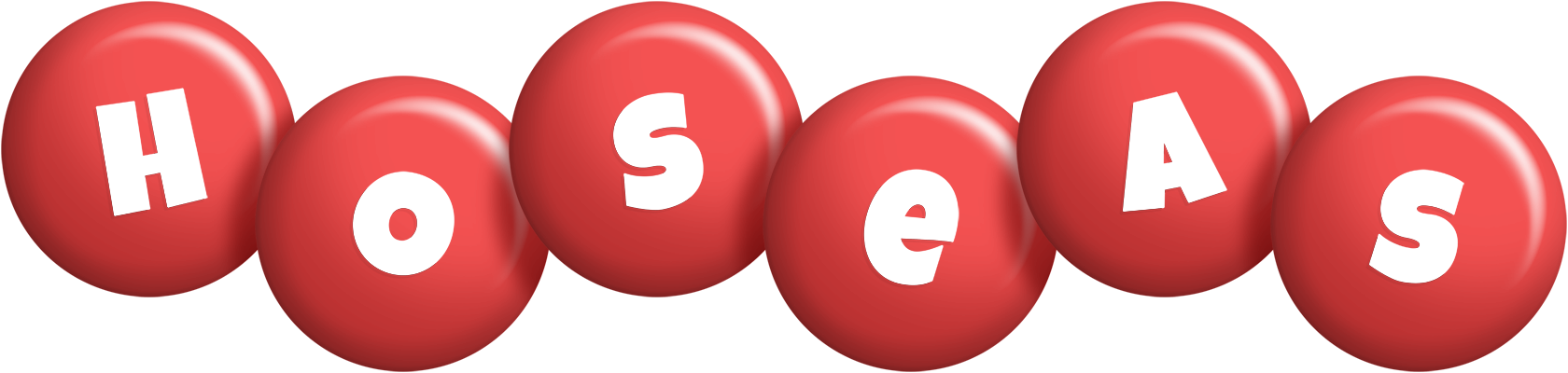 Hoseas candy-red logo