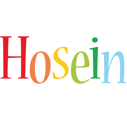 Hosein birthday logo