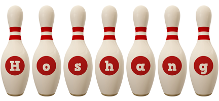 Hoshang bowling-pin logo