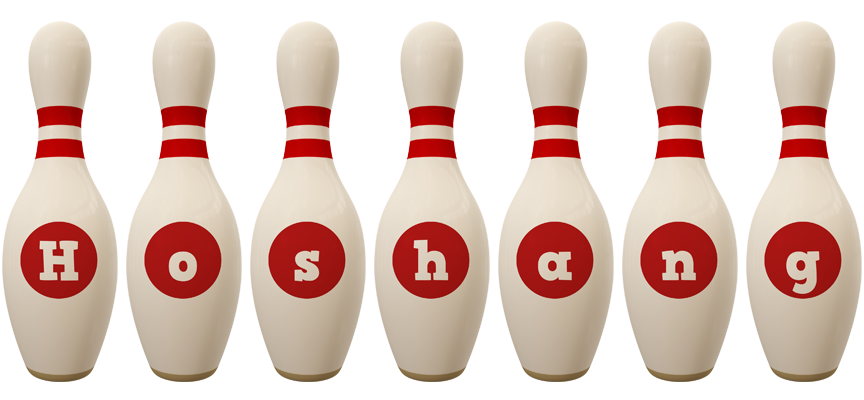Hoshang bowling-pin logo