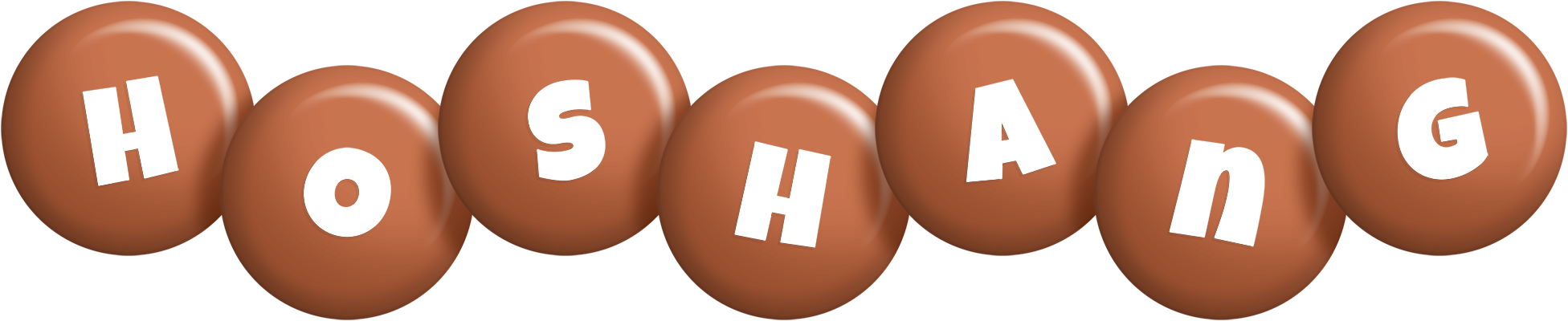 Hoshang candy-brown logo