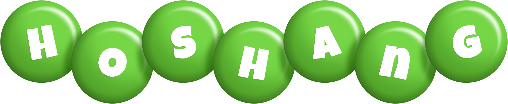 Hoshang candy-green logo