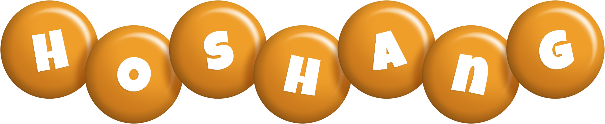 Hoshang candy-orange logo